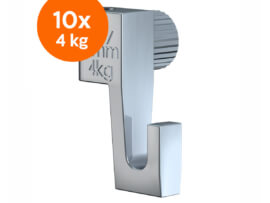 ARTITEQ SET 10 STUKS OPHANGHAAK MINI 4 KG