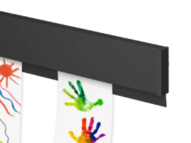 ARTITEQ 6 METER ALL-IN-ONE INFO RAIL / ZWART