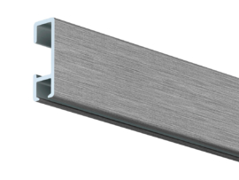 ARTITEQ CLICK RAIL ALU GEBORSTELD 300 CM INCL. MONTAGESET