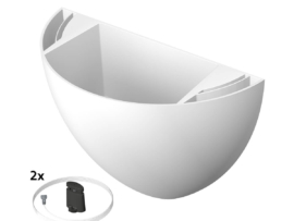 ARTITEQ BOTANIQ HANGBLOEMPOT WIT 1,25 L