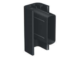 ARTITEQ EINDKAP CLICK RAIL ZWART
