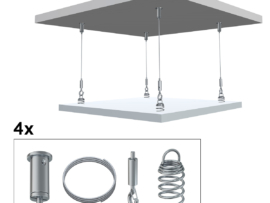 ARTITEQ All-In-One Plafond Akoestiek met Zelfklemmende Plafondhanger