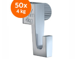 ARTITEQ SET 50 STUKS OPHANGHAAK MINI 4 KG