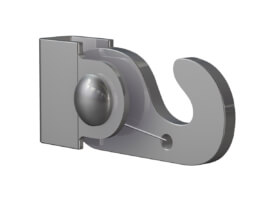 Artiteq Klemhaak 4x4 mm Staal 40 kg