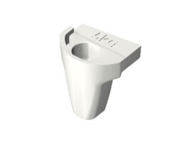 Artiteq Scheidingswandhaak Alcoa / Sypla / Obimex Wit