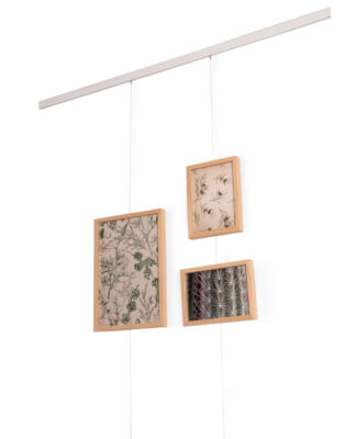 flexibele fotowand set 3 naturel eiken lijstjes